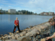 Chalmers girl at the lake Munksjön Sep 04