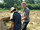 Jonas with farmer July 05